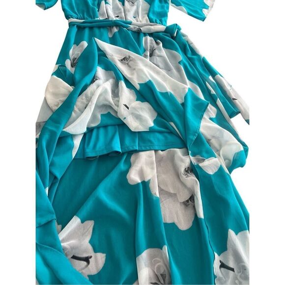 CALVIN KLEIN Chiffon maxi dress size M - Picture 8 of 10